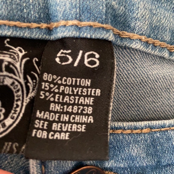 Faux ripped skinny jeans - Picture 2 of 2